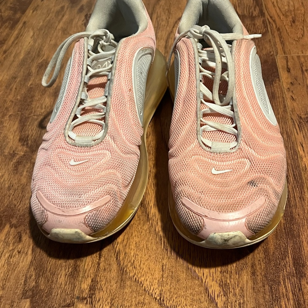 Nike Women's Pink and Gold Sneakers